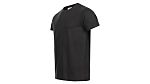 NITRAS SAFETY Black Cotton Short Sleeve T-Shirt