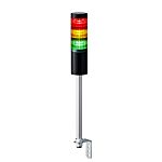 RS PRO Amber, Green, Red Signal Tower, 3 Lights, 24 V dc, Pole Mount