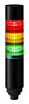 RS PRO Amber, Green, Red Buzzer Signal Tower, 3 Lights, 24 V, Direct Mount, Pole Mount