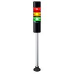 RS PRO Amber, Green, Red Buzzer Signal Tower, 3 Lights, 24 V dc, Pole Mount