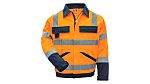 NITRAS SAFETY 7573 Orange/Navy Unisex Hi Vis Jacket, S