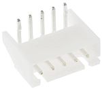 RS PRO Side Entry Through Hole PCB Header, 5 Contact(s), 2.5mm Pitch, 1 Row(s), Shrouded