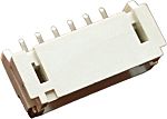 Embases de circuit imprimé RS PRO, 6 pôles , 2mm 1 rangée, 2A, Angle droit