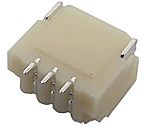 RS PRO Right Angle Surface Mount PCB Header, 3 Contact(s), 1mm Pitch, 1 Row(s), Shrouded