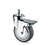 RS PRO Swivel Castor Wheel, 60kg Capacity, 100mm Wheel