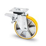 RS PRO Swivel Castor Wheel, 800kg Capacity, 200mm Wheel