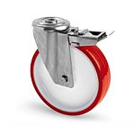 RS PRO Swivel Castor Wheel, 120kg Capacity, 80mm Wheel