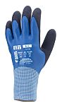 Coverguard EUROWINTER D100 Black, Blue HDPE Cut Resistant, Mechanical Protection Gloves, Size 8, Latex Coating