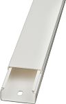 RS PRO White Mini Trunking - Closed Slot, W35 mm x D15mm, L2m, PVC