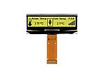 Midas Yellow Passive matrix OLED Display 128 x 32pixels TAB I2C, Parallel, SPI Interface