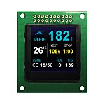 NEWHAVEN DISPLAY INTERNATIONAL 1.5in Full Colour TFT matrix OLED Display 128 x 128pixels PCB Mount Parallel Interface