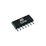 TS3704IDT STMicroelectronics, Quad Comparator, CMOS, Push-Pull O/P, 0.15μs 2.7 → 16 V 14-Pin SO14