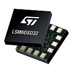 STMicroelectronics 6-Axis Surface Mount Sensor, LGA-14L, I2C, MIPI I3CSM, SPI, 14-Pin