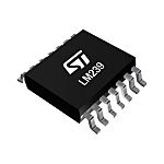 LM239PT STMicroelectronics, Quad Comparator, CMOS/TTL O/P, O/P, 300ns 2 → 32 V 14-Pin TSSOP14