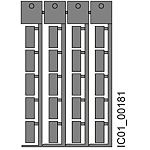 Štítek 3RT2900-1SB20, množství v balení: 17Archy, Šedá Siemens