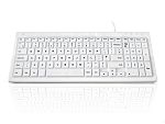 Ceratech KYB-MED-103-UWH Wired USB Keyboard, QWERTY (UK), White