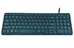 Ceratech KYB-BIO960-UBBL Wired USB Keyboard, QWERTY (UK), Black