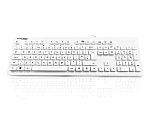 Ceratech KYB-MED-AQUA-UW Wired USB Medical Keyboard, QWERTY (UK), White