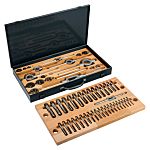 Bahco 55-Piece Tap & Die Set, M5 - M20 Taps, 20 mm - 45 mm Dies