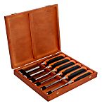 Bahco 6 pieces Piece Chisel Set, 266mm Length, 6 mm, 10 mm, 12 mm, 18 mm, 25 mm, 32 mm Blade Width