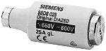 Siemens 25A Diazed Fuse, gG, 690/600V ac/dc