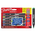 Sharpie Blue, Green, Purple, Red, Yellow Paint Marker Pen for use with Ceramics, Concrete/Stone, Glass, Leather, Metal,