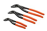Bahco 622-3P 3-Piece Water Pump Plier Set, 200 mm, 250 mm, 300 mm Overall