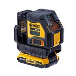 Nivel láser DeWALT, precisíon de nivelación ±3mm, Interior, exterior, verde