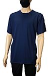 EUROSTAT Navy 3% Carbon, 48.5% Cotton, 48.5% Polyester Short Sleeve T-Shirt, UK- S