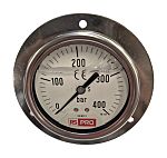 RS PRO BSP 1/4 Analogue Pressure Gauge 400bar Bottom Entry 63mm Outside Diameter