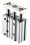 RS PRO Pneumatic Guided Cylinder - 12mm Bore, 30mm Stroke, Double Acting