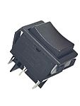 RS PRO Illuminated DPDT, On-Off-On Rocker Switch Panel Mount