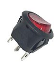 RS PRO Illuminated SPST, On-Off Rocker Switch Panel Mount