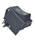 RS PRO Illuminated DPST, On-Off Rocker Switch Panel Mount