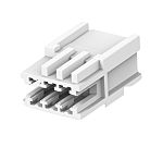 TE Connectivity 2391423 Series Receptacle Edge Connector, Board Mount, 3-Contacts, 2.5mm Pitch, 1-Row, Crimp Termination