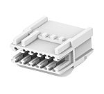 TE Connectivity 2391423 Series Receptacle Edge Connector, Board Mount, 5-Contacts, 2.5mm Pitch, 1-Row, Crimp Termination