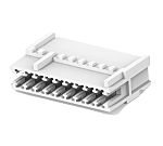 TE Connectivity 2391423 Series Receptacle Edge Connector, Board Mount, 9-Contacts, 2.5mm Pitch, 1-Row, Crimp Termination