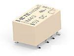 TE Connectivity PCB Mount RF Relay, 5V dc Coil, DPDT