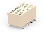 TE Connectivity PCB Mount RF Relay, 5V dc Coil, DPDT