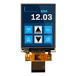 NEWHAVEN DISPLAY INTERNATIONAL NHD-2.8-240320AF-CSXP-FT IPS TFT TFT LCD Display / Touch Screen, 2.8in QVGA, 240 x