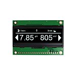 NEWHAVEN DISPLAY INTERNATIONAL 2.23in White Passive matrix OLED Display 128 x 32pixels PCB Mount I2C, Parallel, SPI