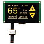 NEWHAVEN DISPLAY INTERNATIONAL 2.7in Yellow OLED Display 128 x 64pixels PCB Mount I2C, Parallel, SPI Interface