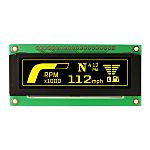 NEWHAVEN DISPLAY INTERNATIONAL 2.8in Yellow Passive matrix OLED Display 256 x 64pixels PCB Mount Parallel, SPI Interface