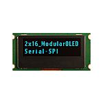 NEWHAVEN DISPLAY INTERNATIONAL 1.39in Blue Passive matrix OLED Display PCB Mount SPI Interface