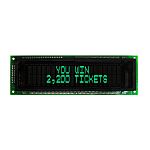 NEWHAVEN DISPLAY INTERNATIONAL M0220MD-202MDAR1-3 VFD Display 5 x 8 Dot Matrix 2 Rows x 20 Char.  Parallel/Serial I/F