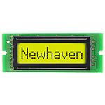 NEWHAVEN DISPLAY INTERNATIONAL NHD-0108CZ-FL-GBW Alphanumeric LCD Alphanumeric Display, Yellow-Green on Grey, 1 Row by