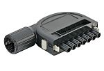 HARTING Han ORV3 Power Heavy Duty Power Connector Hood, 7 Contacts, Side Entry