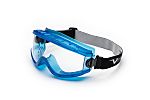 Univet 619 PC, Scratch Resistant Anti-Mist Safety Goggles with Clear Lenses