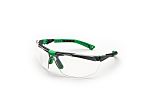 Univet 5X1 Anti-Mist UV Safety Glasses, Clear Polycarbonate Lens