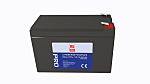 RS PRO 12.8V Lithium Iron Phosphate Rechargeable Battery, 7Ah - Pack of 1